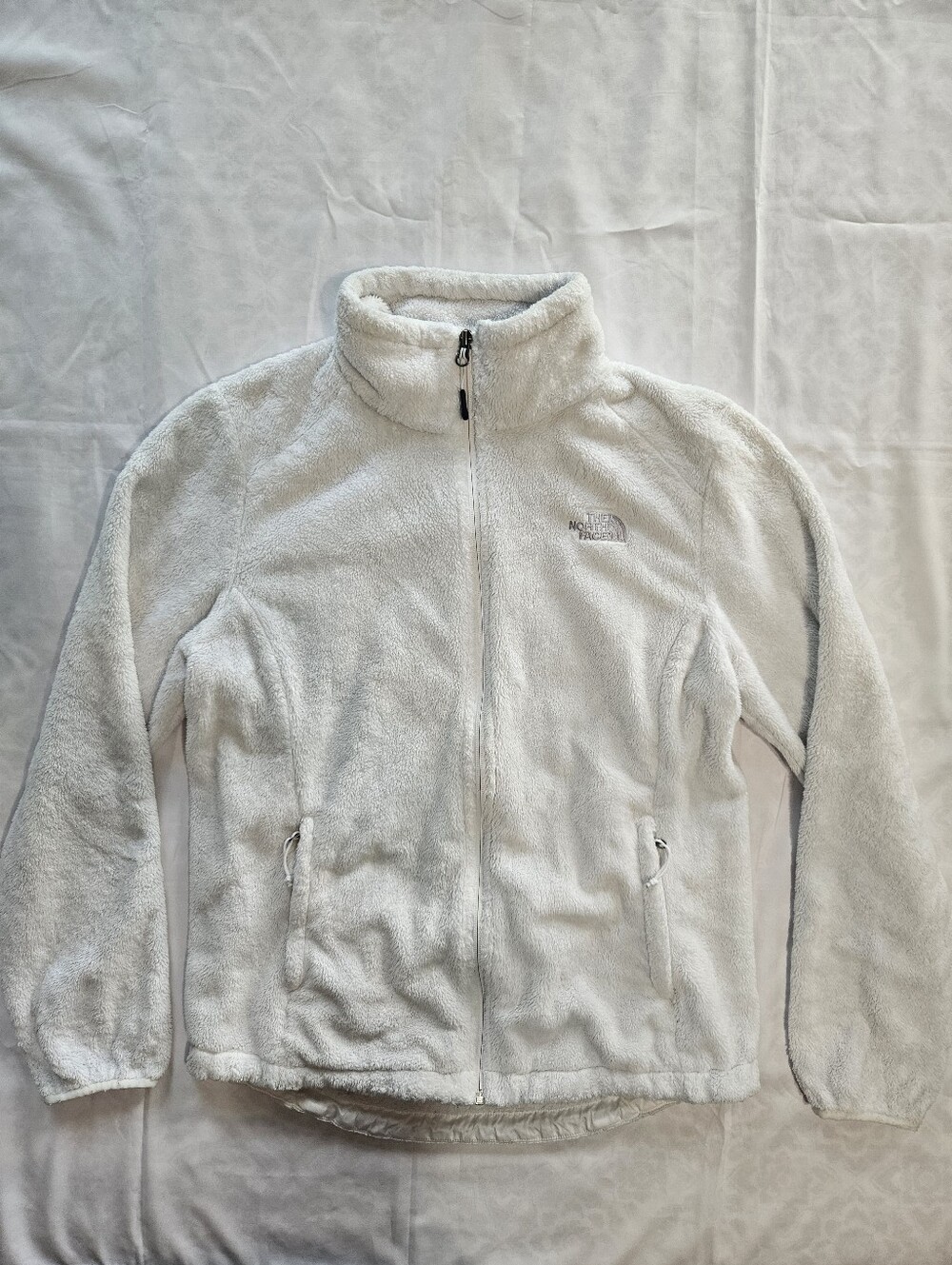 The North Face Womens L White Osito 2 Fleece Full Zip Jacket